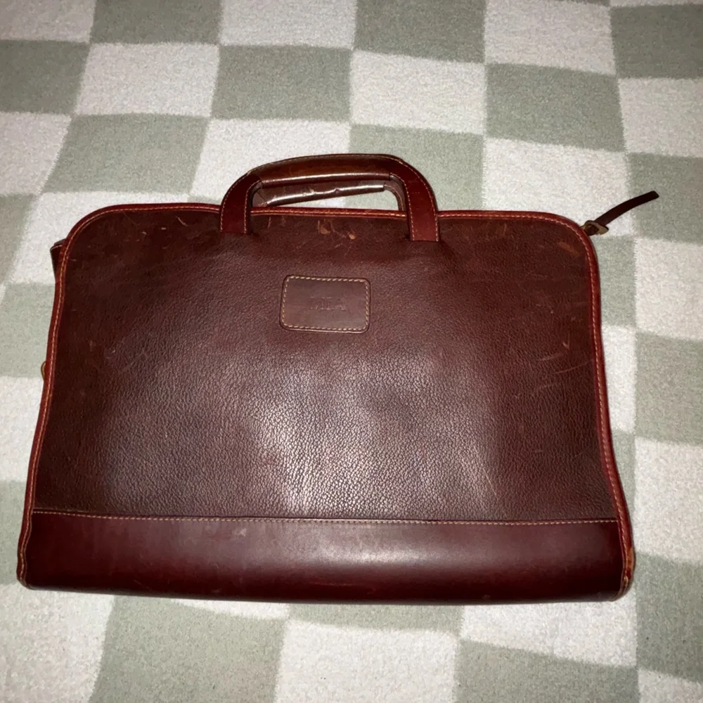 Orvis Brown Leather Men's Bag/breifcase